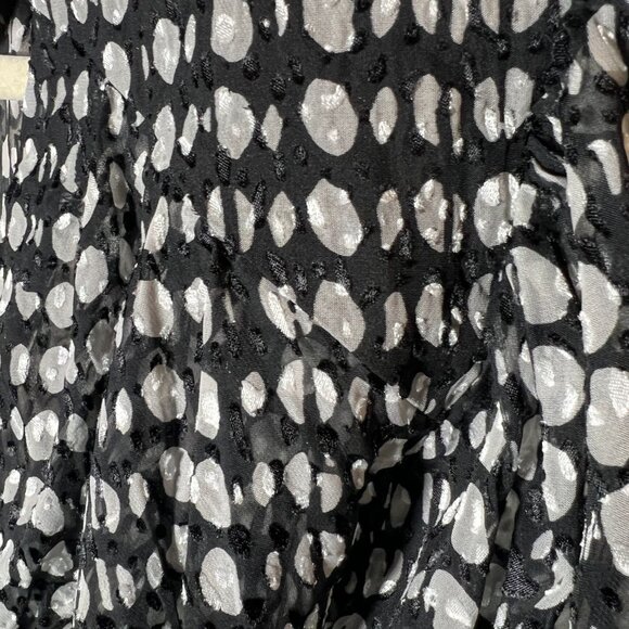 ba&sh Baldwin Printed V Back Blouse NWT - Picture 8 of 9